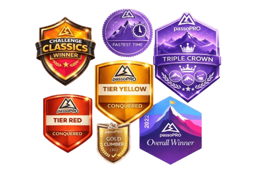 passoPRO badges collection